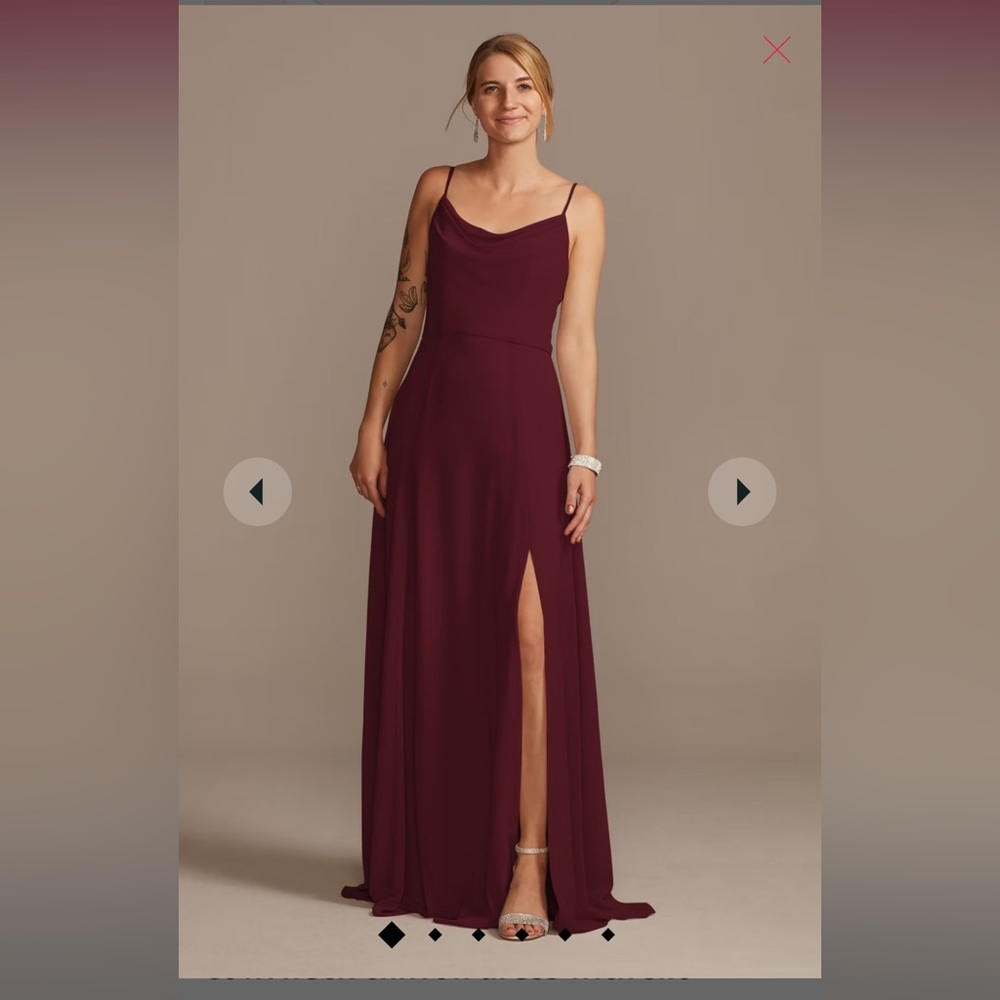 David’s Bridal bridesmaid dress